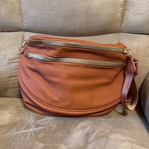Elegant Tan Crossbody Bag